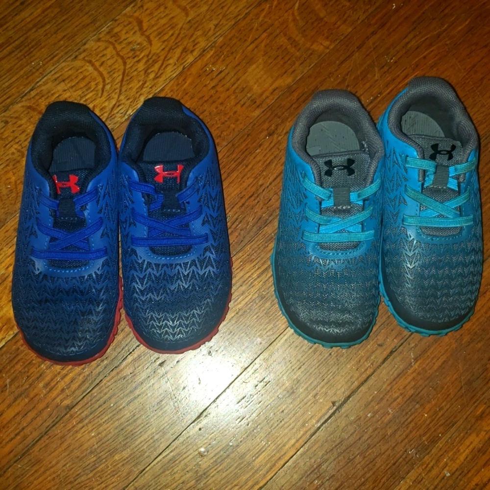 Size 6 toddler underarmour shoes